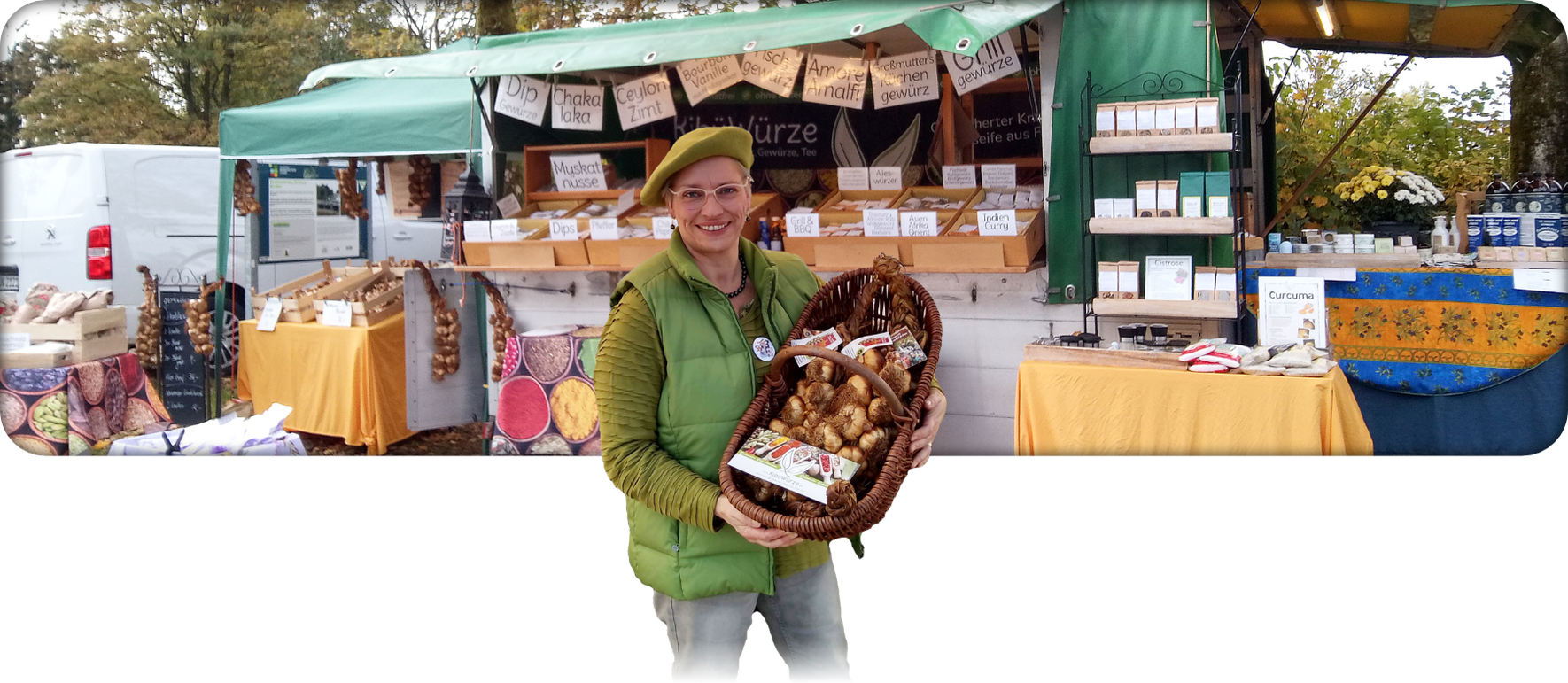 Gewürzmischungen; Kräuter; Gewürze; Knoblauch; Seifen; Tee; Kosmetik; Naturkosmetik; KibüWürze; Kibü Würze; Freudenberg, Gewürzladen; Gewürze kaufen, ohne Glutamat; unbestrahlt; ohne Gentechnik