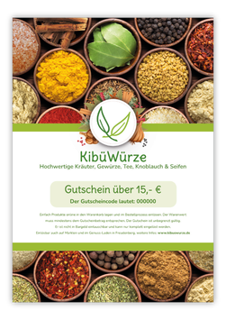 KibüWürze Gutschein