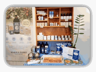 Kosmetik; Naturkosmetik; Laden; Freudenberg; Büschergrund; Marius Fabre; schwarze Seife